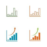 modèle de conception graphique icône illustration vectorielle en croissance vecteur