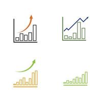 modèle de conception graphique icône illustration vectorielle en croissance vecteur