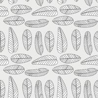 tropical feuille ligne art fond d'écran Contexte. conception de Naturel monstera feuilles et banane feuilles dans une minimaliste style. vecteur