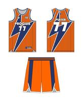 basketball Jersey modèle conception, basketball uniforme maquette conception, sublimation des sports vêtements conception, Jersey basketball idées. conception. vecteur