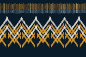 traditionnel ethnique ikat motif en tissu modèle géométrique style.africain ikat broderie ethnique Oriental modèle bleu Contexte fond d'écran. résumé, illustration.texture, cadre, décoration. vecteur