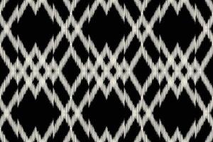 traditionnel ethnique ikat motif en tissu Contexte modèle géométrique .africain ikat broderie ethnique Oriental modèle noir Contexte fond d'écran. résumé, illustration.texture, cadre, décoration. vecteur