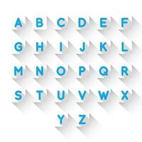Lettres alphabet vecteur