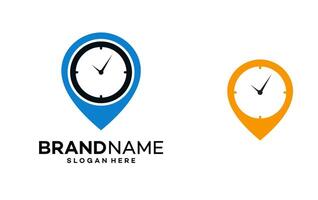 temps logo conception modèle illustration vecteur