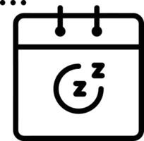 calendrier icône pour programme rappel symbole image sur le blanc Contexte vecteur