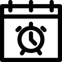 calendrier icône pour programme rappel symbole image sur le blanc Contexte vecteur