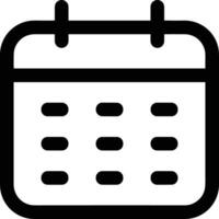 calendrier icône pour programme rappel symbole image sur le blanc Contexte vecteur