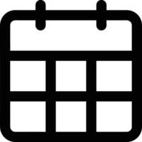 calendrier icône pour programme rappel symbole image sur le blanc Contexte vecteur