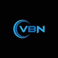 points ou points lettre vbn La technologie logo dessins concept modèle élément vecteur