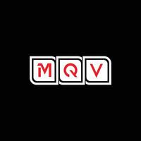 mqv Créatif logo et icône conception vecteur