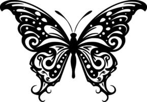 papillon - minimaliste et plat logo - illustration vecteur