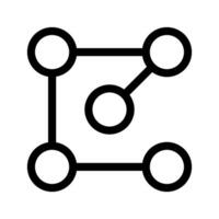 réseau icône symbole conception illustration vecteur