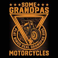 conception de t-shirt de moto vecteur