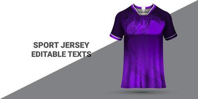 des sports Jersey modèle des sports T-shirt conception des sports Jersey conception uniforme concept vecteur