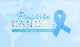 prostate cancer conscience mois Contexte illustration vecteur