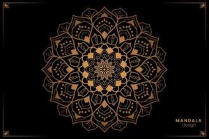 géométrique floral mandala conception, fleuri ethnique Oriental style dans format pour coloration livre, adapté pour Mehndi, textile, affiches et tatouages vecteur