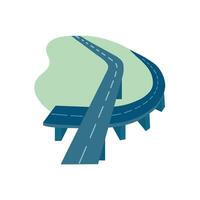 Autoroute icône clipart avatar logotype isolé illustration vecteur