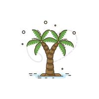 illustration de palmier vecteur
