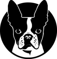 Boston terrier - haute qualité logo - illustration idéal pour T-shirt graphique vecteur