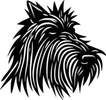 Écossais terrier - haute qualité logo - illustration idéal pour T-shirt graphique vecteur