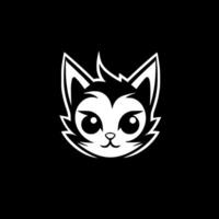 chat, minimaliste et Facile silhouette - illustration vecteur