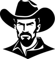 cow-boy - haute qualité logo - illustration idéal pour T-shirt graphique vecteur