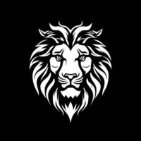 Lion - minimaliste et plat logo - illustration vecteur