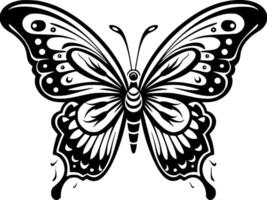 papillon - haute qualité logo - illustration idéal pour T-shirt graphique vecteur