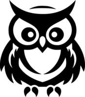 hibou bébé - haute qualité logo - illustration idéal pour T-shirt graphique vecteur