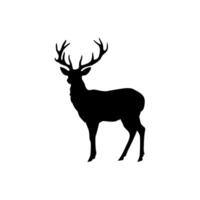 cerf silhouette illustration vecteur