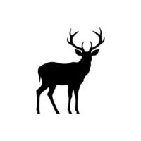 cerf silhouette illustration vecteur