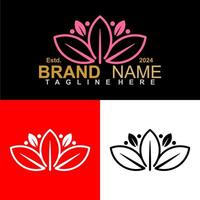 luxe beauté femmes spa moderne logo conception vecteur