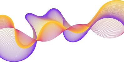 vagues et ligne pente sur transparent Contexte vecteur