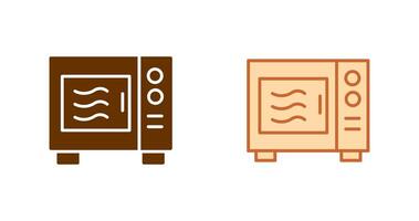 conception d'icône de micro-ondes vecteur