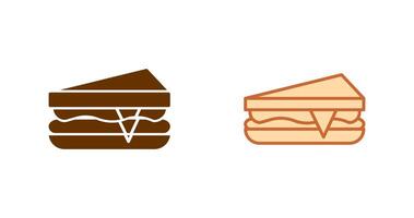 conception d'icône de sandwich vecteur