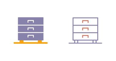 tiroirs icône conception vecteur