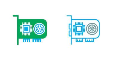 GPU icône conception vecteur