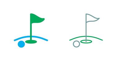 conception d'icône de golf vecteur