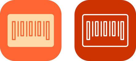conception d'icône de code à barres vecteur