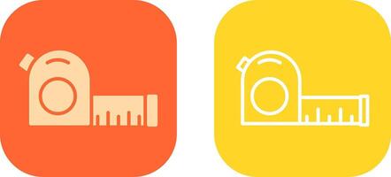 conception d'icône de ruban à mesurer vecteur