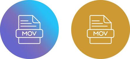 mov icône conception vecteur