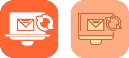 rafraîchir courrier icône conception vecteur