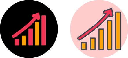 conception d'icône de statistiques vecteur