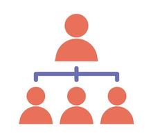 conception d'organigramme vecteur