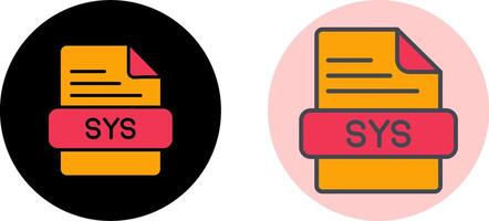 sys icône conception vecteur