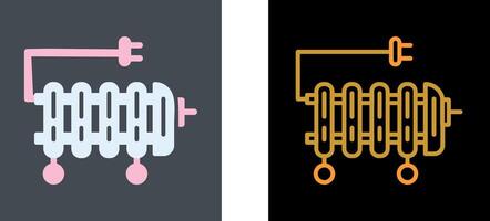 conception d'icône de réchauffeur d'huile vecteur