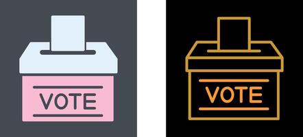 conception d'icône de vote vecteur