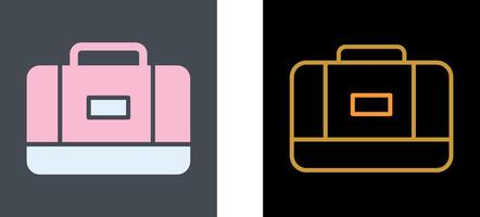 conception d'icône de bagages vecteur