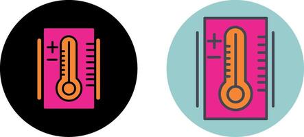 conception d'icône de thermomètre vecteur