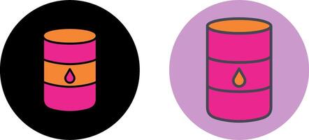 conception d'icône de baril de pétrole vecteur